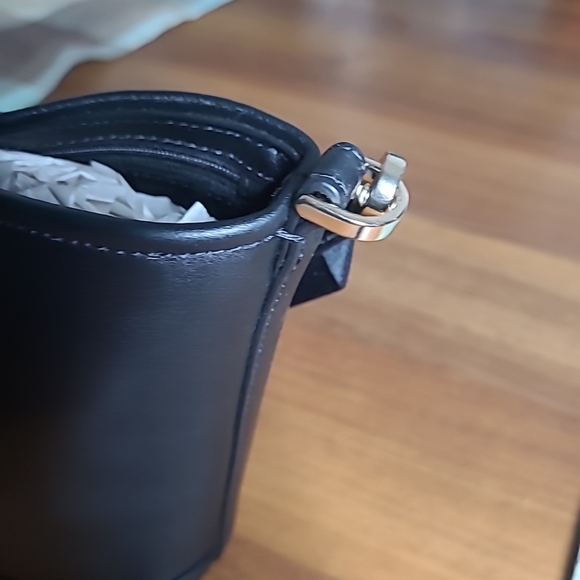 Kate Spade Black Audrey Mini Bucket Crossbody Bag K8103 $329 - Picture 10 of 14